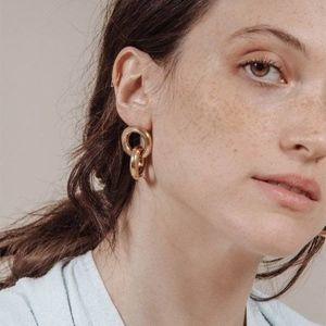 Lauren Lombardi Elegant Gold Hoop Earrings